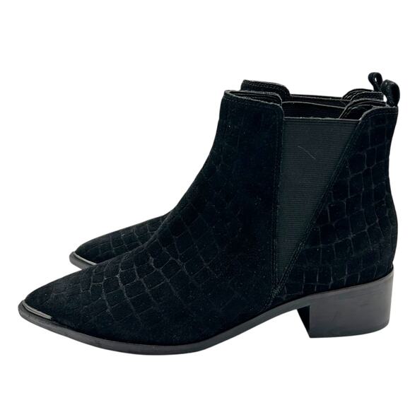 Marc Fisher Women's Black  Yale Pointy Toe Chelsea Bootie‎ Size 7.5 - Picture 5 of 11